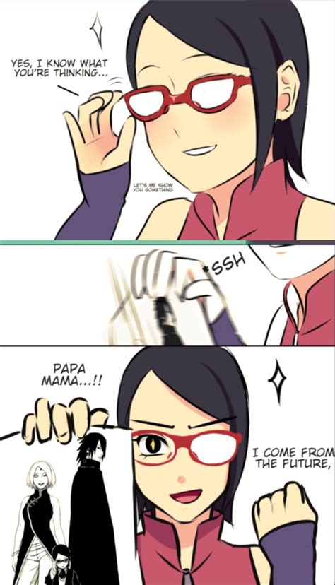 <b>Sarada</b> was wondering what is so special about the blond swordsman. . Naruto fanfiction watching the future sarada
